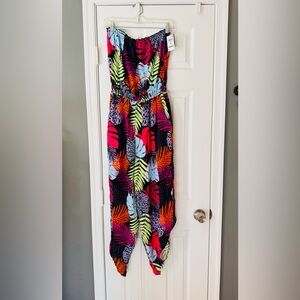 Strapless Jumpsuit coverup